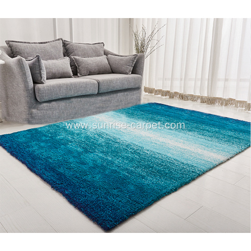 Microfiber Thin Yarn With Gradient Color Carpet